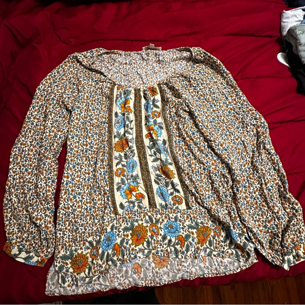 Floral Print Women's Top